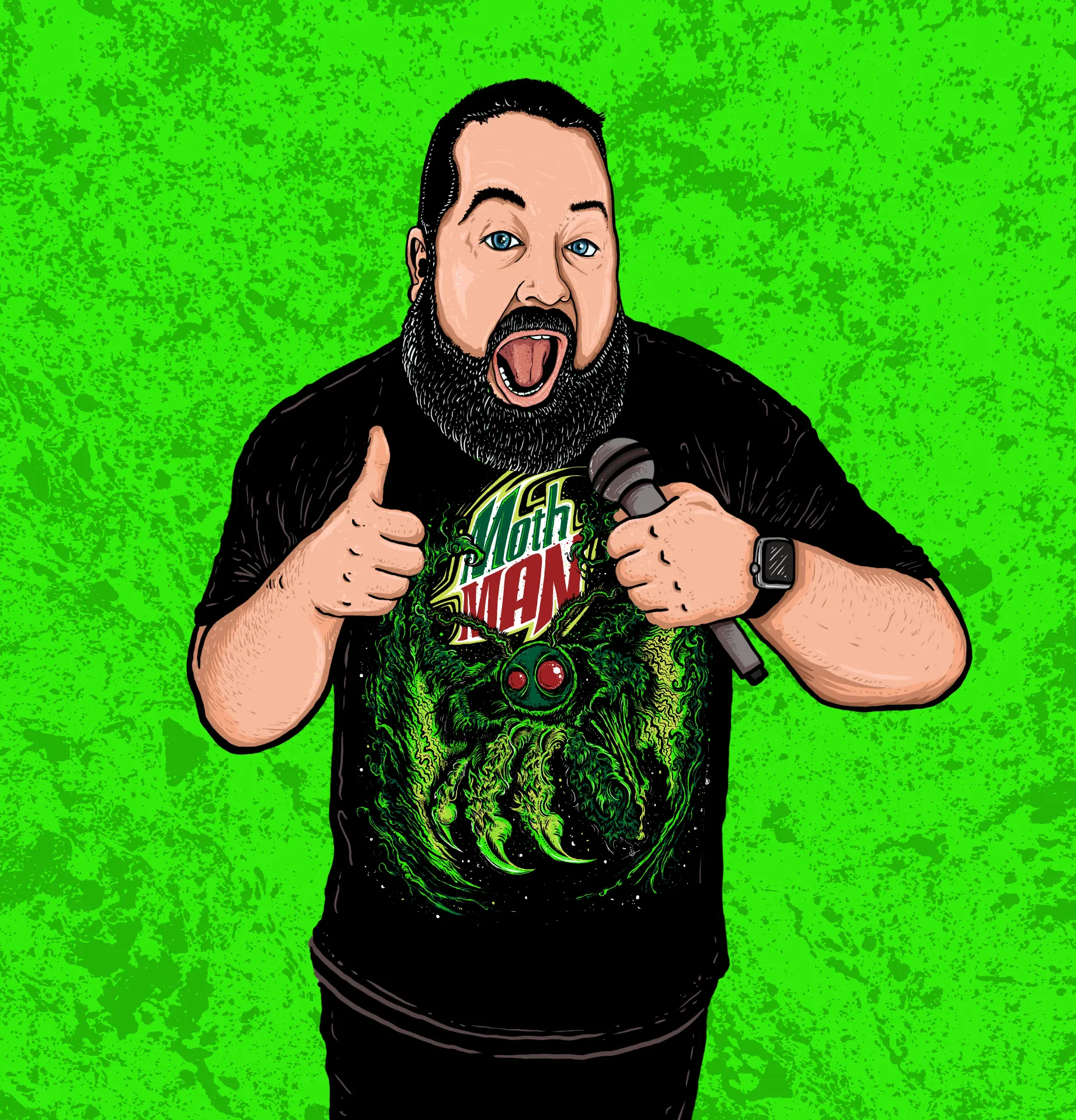 Cryptid author and illustrator David J. Hardie